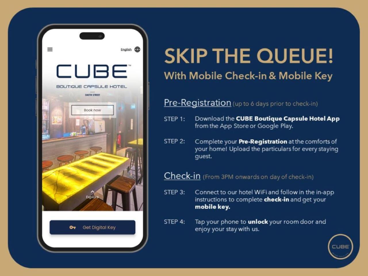 CUBE Family Boutique Capsule Hotel @ Chinatown  Singapour Extérieur photo